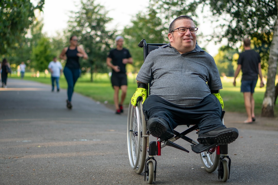 Man in wheelchair